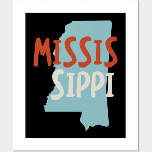 State of Mississippi Posters and Art